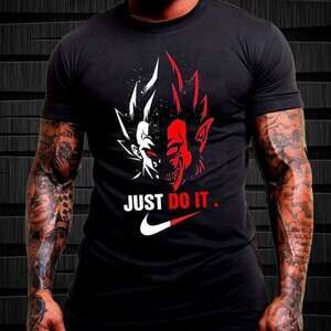 Just Do It Vegeta Anime Dragon Ball Fan Graphic Retro Unisex T-Shirt